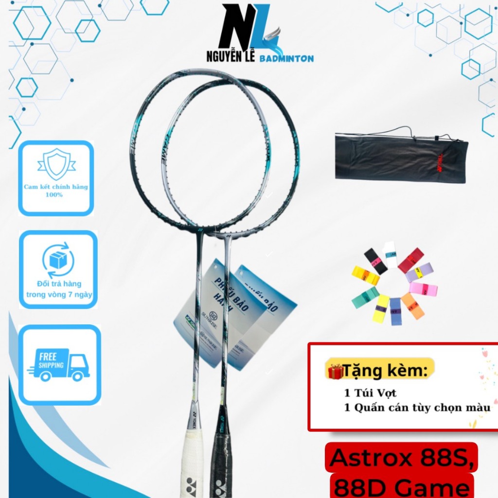 Vợt cầu lông Yonex Astrox 88D, 88s Game 2024 chính hãng (khung không chưa cước)