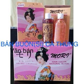 Set 3 hộp nhuộm tóc đen cô gái Nhật Mori