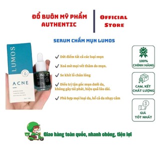 [mẫu mới 2021] Serum Mụn Dưỡng Trắng Da Lumos Acne Cao Cấp