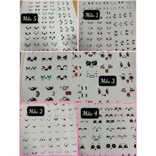 Combo tem dán cảm xúc siêu dể thương - tem chống thấm