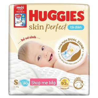 TÃ DÁN HUGGIES SKIN PERFECT S80 MIẾNG (MẪU MỚI)