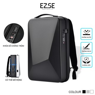 Balo laptop chống sốc chống nước cao cấp có khóa số chống trộm EAZY BLA06 , Balo đựng laptop 17 inch hiện đại