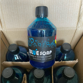 Dung dịch tạo bọt Blue soap 500ml siêu đặc giúp lau chùi mực vệ sinh da trước và sau xăm