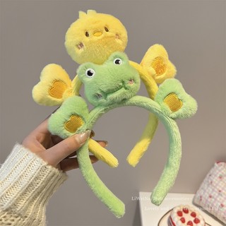 N42 Băng đô bờm tóc nữ chú Ếch xanh - dây buộc tóc nữ dễ thương BULL.SHOP