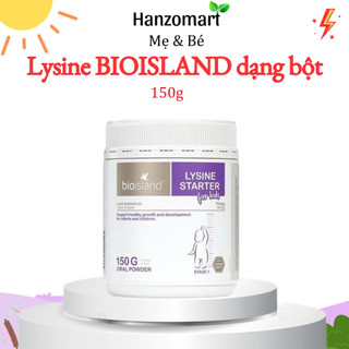 Lysine bột tăng khả năng hấp thụ canxi và chiều cao cho trẻ từ 7 tháng tuổi Bio Island Úc [Date 2024]