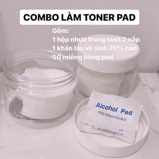  Hũ nhựa làm toner PAD chiết mỹ phẩm 100g 