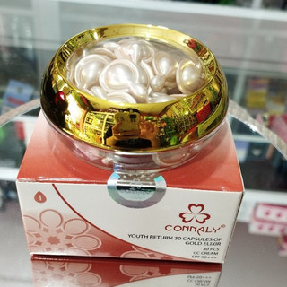 VIÊN SERUM TRẺ HOÁ DA CONNALY LÀM KEM LÓT TRANG ĐIỂM VÀ CHỐNG NẮNG SPF 50+++ HỘP 30 VIÊN