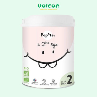 Sữa công thức hữu cơ popote của pháp số 2 cho bé 6-12 tháng tuổi nhập khẩu