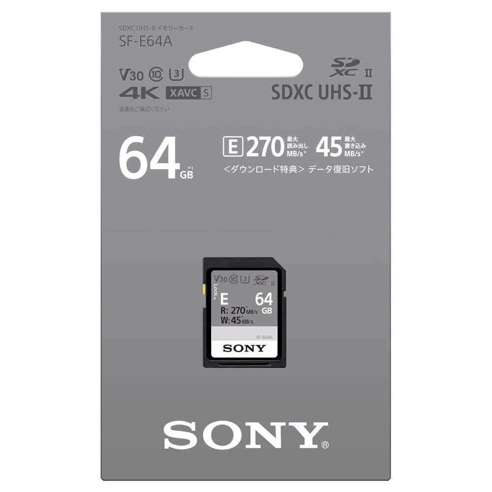 THẺ NHỚ SDXC SONY 64GB 270MB/45MB/S (SF-E64A/T ET4) - New chính hãng
