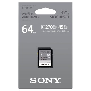 THẺ NHỚ SDXC SONY 64GB 270MB/45MB/S (SF-E64A/T ET4) - New chính hãng