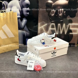 Giày_adidas superstar x hello kitty ‘white multi’ gw716889,giày mũi sò hello kitty thêu hoa xinh
