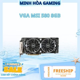 Card màn hình msi rx580 8g renew