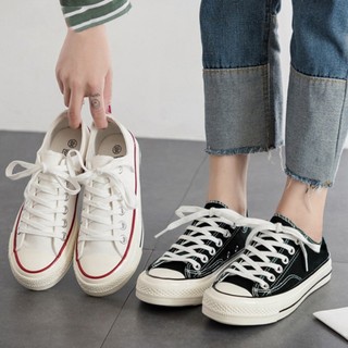 Giày Nam Nữ Sneaker Cổ Thấp Vải Canvas, Giày Học Sinh CVN197s