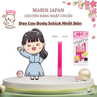 (Bán lẻ) Dao cạo lông body,lông mặt, lông má , ria mep, lông chân, lông tay, lông nách 2 lưỡi dao kép Chick