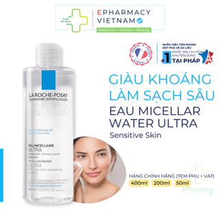 Tẩy trang LA ROCHE-POSAY Micellar Water Ultra Sensitive Skin cho da nhạy cảm