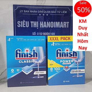 Viên rửa bát Finish Classic 100 viên, 110 viên finish classic, 90 viên finish chính hãng dùng cho máy rửa
