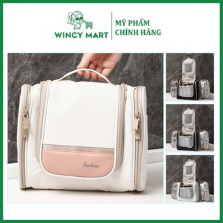 Túi Đựng Mỹ Phẩm, Đồ Trang Điểm Makeup Flawless Chất Vải Polyester Có Móc Treo Và 2 Ngăn Bên Để Du Lịch - Wincy Mart