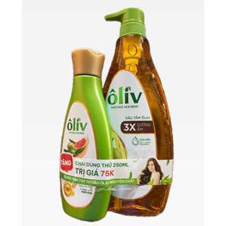 [Combo 1 Tặng 1 Rẻ] Dầu Tắm Sữa Tắm Oliv / Oliu 3X Dưỡng Ẩm 650ML Giúp Nhũ Hóa Và Làm Sạch - Trắng Sáng Cho Da Nhạy Cảm