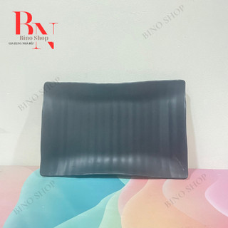 Dĩa Nhựa Melamine Đen Nhám HCN (DCN47N)