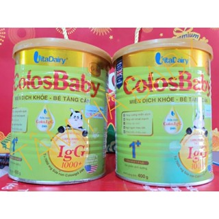Sữa bột Colosbaby Gold Vitadairy lon số 0+ , 1 + ( hộp 400g ) ( bách hóa trẻ em )