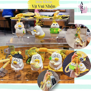 Móc khóa Vịt vui nhộn DUCKYO quà tặng móc chìa khóa treo ba lô cặp táp