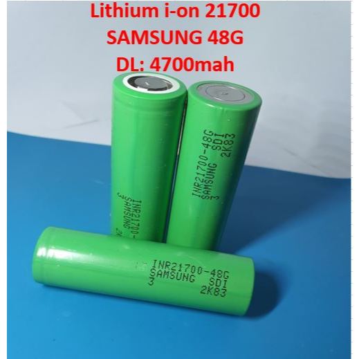 P 21700 Samsung 48X, hàng tháo khối, Dung lượng 4700mah(nt12~15)