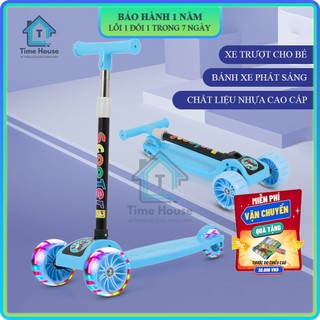 Xe trượt scooter 3 bánh có phát sáng dành cho bé, đồ chơi cho bé