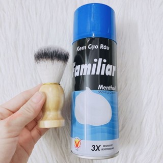 Bọt Cạo Râu Familiar chai to, kem bọt cạo râu Familiar Cao cấp và Chổi Quét Bọt Cạo Râu lông mềm, kem bọt cạo râu - MPHV