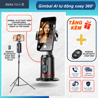 GIMBAL Điện Thoại Tự Động Quay Theo Người Camera Cảm Biến Al Hỗ Trợ Livestream Gọi Gideo Làm Clip Chuyên Nghiệp