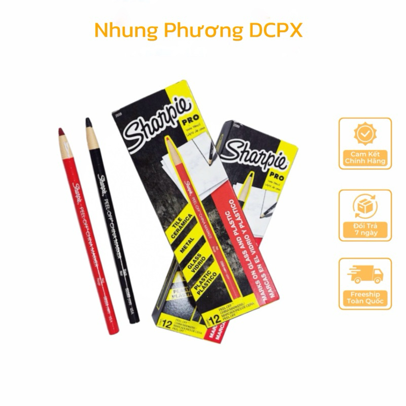 CHÌ ĐÁ CỨNG SHARPIE PEEL -Off VẼ KHUNG ,SỢI SIÊU NÉT