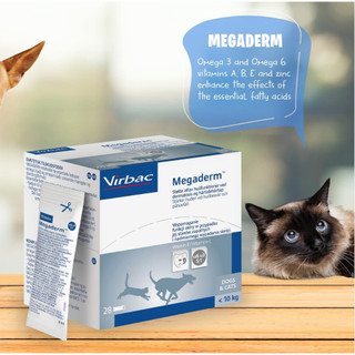 Virbac Megaderm Gel ăn làm đẹp da & lông