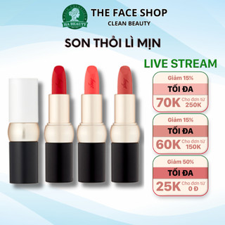 Son thỏi lì mịn hàn quốc the face shop fmgt new bold velvet lipstick 3.5g