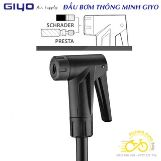 Đầu dây bơm van xe đạp thông minh thay thế GIYO
