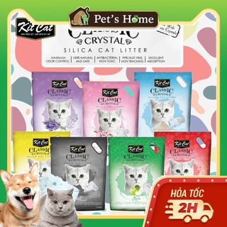 Cát thủy tinh vệ sinh cho mèo Kit Cat Crystal 5L (2,7kg)
