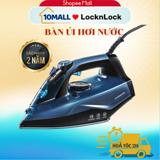  Bàn ủi hơi nước LocknLock ENI362BLU Xanh Dương chống vôi hóa nhỏ giọt tăng cường hơi nước - 10mall 