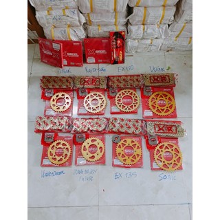 Nhông sên dĩa x1r lắp ex135/150,winer,sonic,raider satria,sirius,vave dream
