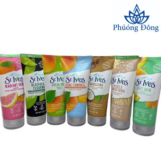 Sữa rửa mặt tẩy tế bào chết ST.Ives các loại 170gr