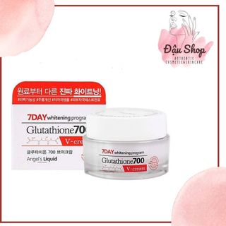 [Nhập khẩu] Kem Dưỡng Trắng Da 7 Day Angel's Liquid Whitening Program Glutathione 700 V-Cream