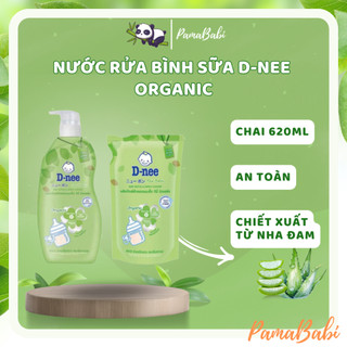 Nước rửa bình sữa Dnee Organic chai 620ml date mới nhất
