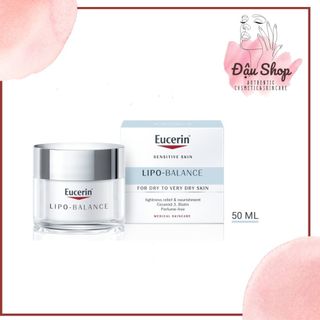 Kem dưỡng ẩm chuyên sâu cho da khô Eucerin Lipo Balance 50ml (63407)