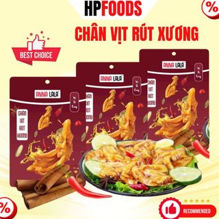 Combo 10 gói chân Vịt rút xương Tê Cay Anna lala-đồ ăn vặt chân vịt cay Tê vị Tứ xuyên ăn liền Annalala