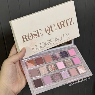 Bảng phấn mắt huda beauty rose quartz eyeshadow palette