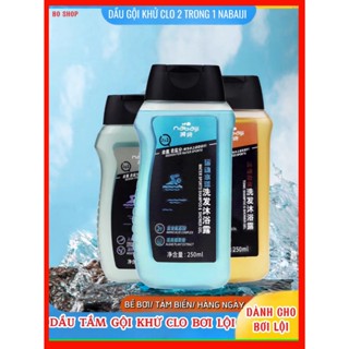 Dầu gội đầu tắm gội 250 ml khử Clo muối biển chuyên cho bơi lội tắm biển