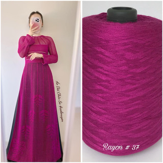 Sợi Rayon chuyên móc áo dài và váy