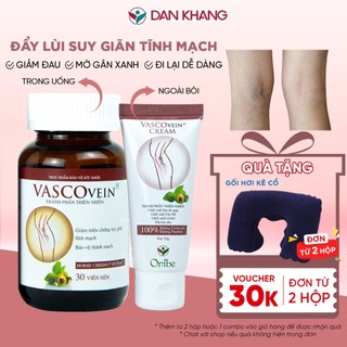 Viên Uống Hỗ Trợ Cải Thiện Bệnh Suy Giãn Tĩnh Mạch Vascovein Hộp 30 viên