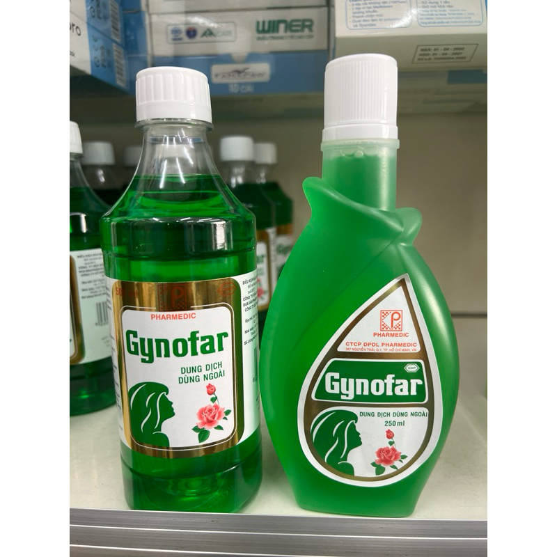 Dung dịch vệ sinh phụ nữ Gynofar chai 500ml