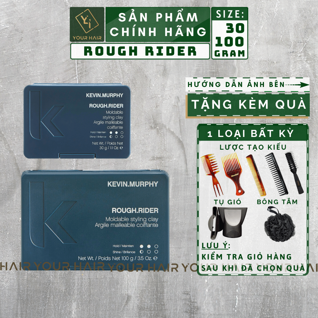 Sáp vuốt tóc Kevin Murphy Rough Rider - 30g & 100g