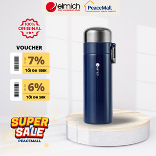 Bình giữ nhiệt inox 316 Elmich EL8316 dung tích 460ml, nắp dùng làm cốc, hàng chính hãng - PeaceMall