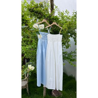 Season Studios| Đầm hai dây Smock Pristal Dress
