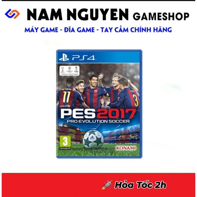 Đĩa Game PS4 | Pes2017 Pes17